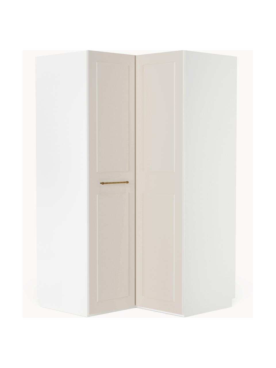 Armoire d'angle modulaire Charlotte, larg. 115 cm, Beige, Module d'angle : larg. 115 x haut. 200 cm