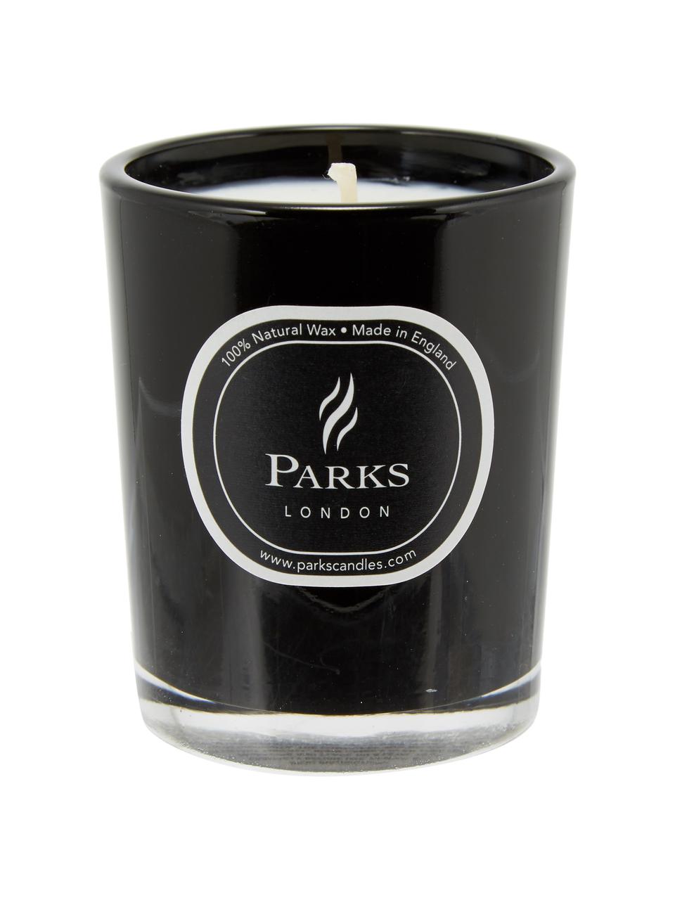 Vela perfumada Noir (madera de sándalo y ylang-ylang), Recipiente: vidrio, Negro, Ø 8 x Al 9 cm