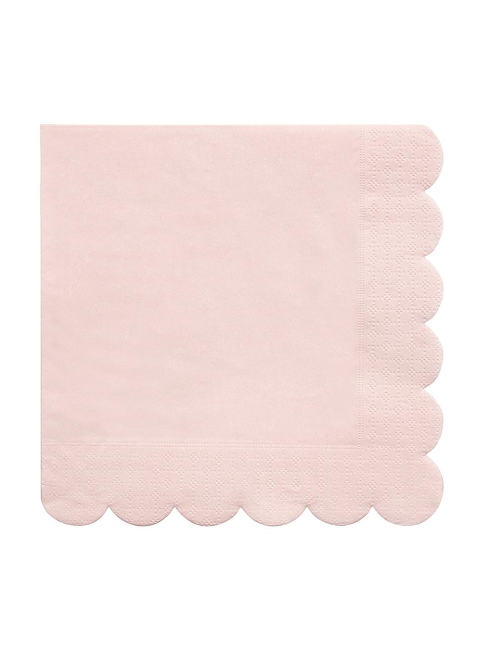 Papieren servetten Simply Eco, 20 stuks, Papier, Roze, 33 x 33 cm