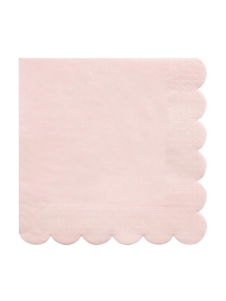 Serwetka z papieru Simply Eco, 20 szt., Papier, Blady różowy, S 33 x D 33 cm