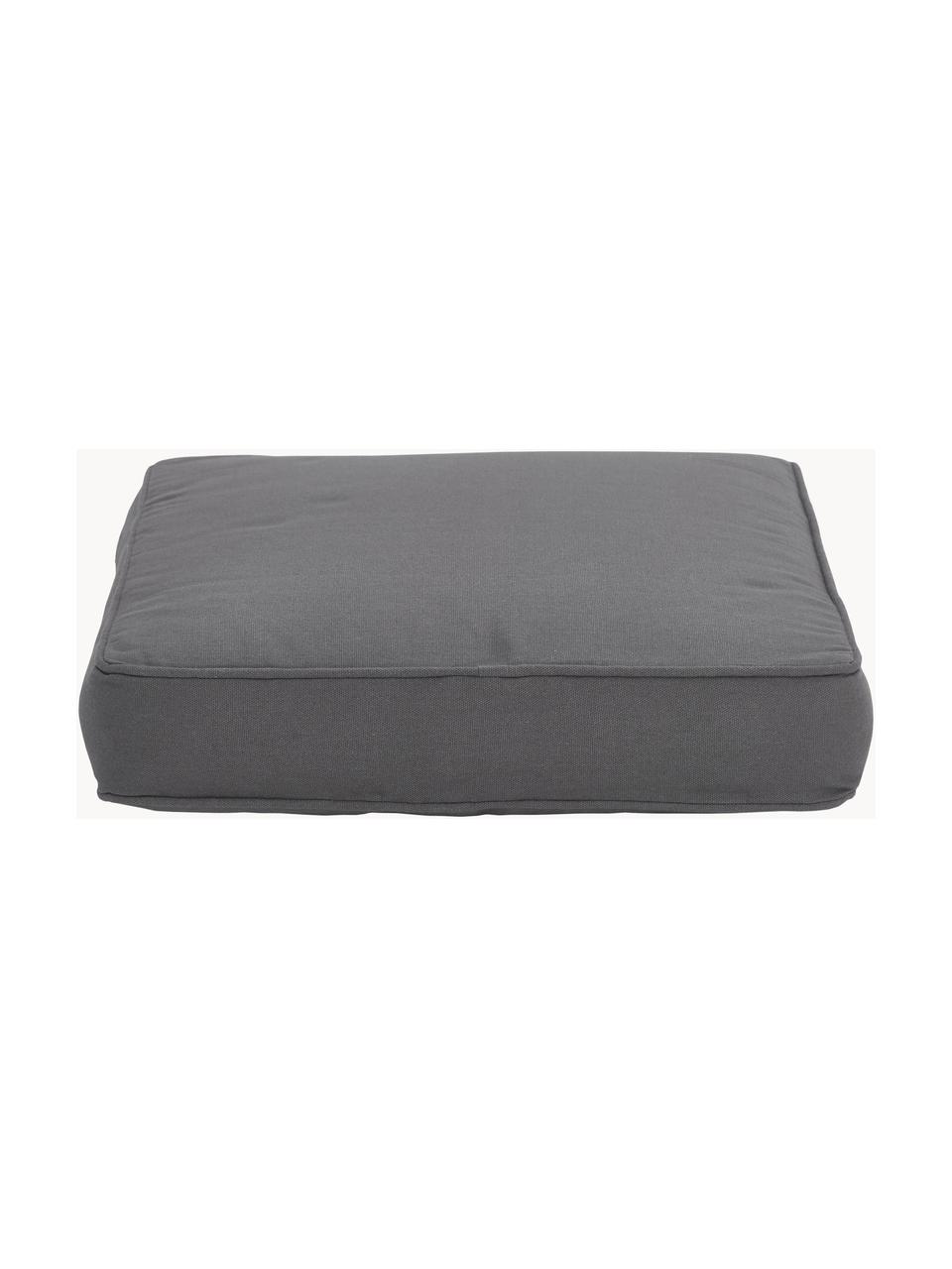Cojines de asiento altos Zoey, 2 uds., Funda: 100% algodón, Gris oscuro, An 40 x L 40 cm