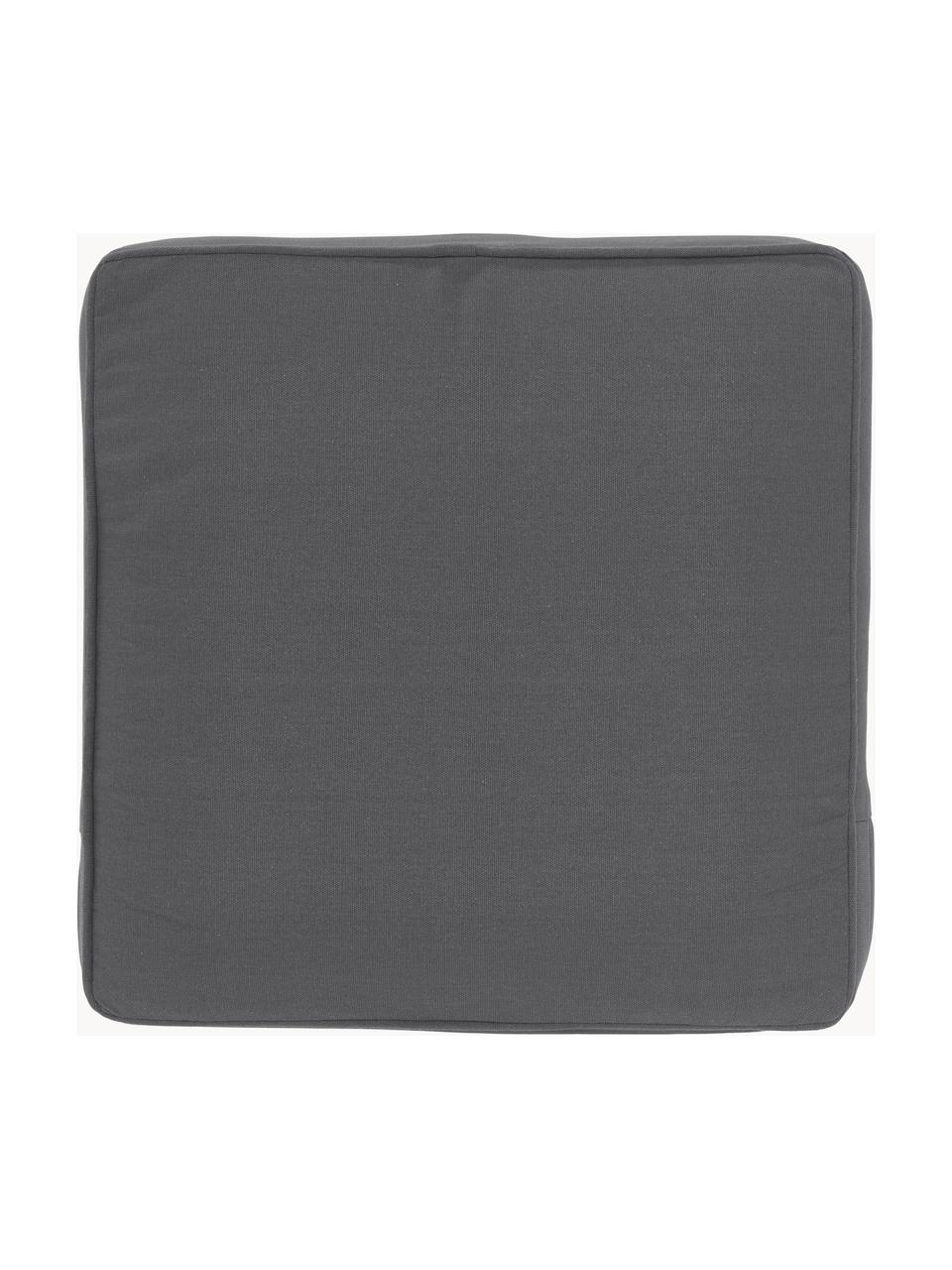 Cojines de asiento altos Zoey, 2 uds., Funda: 100% algodón, Gris oscuro, An 40 x L 40 cm