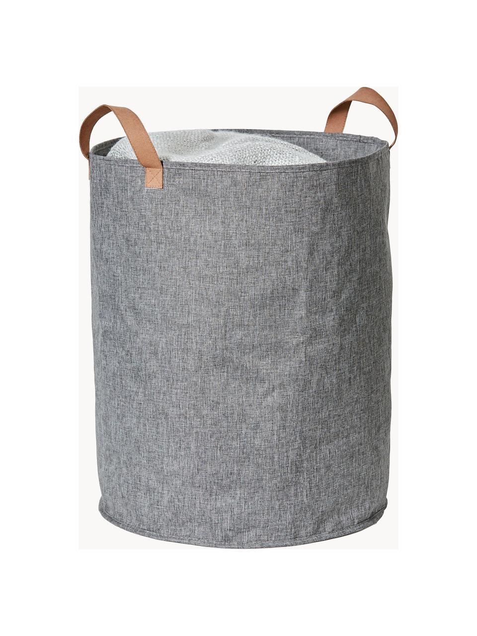 Cesta Premium, Grigio scuro, marrone, Ø 40 x Alt. 45 cm