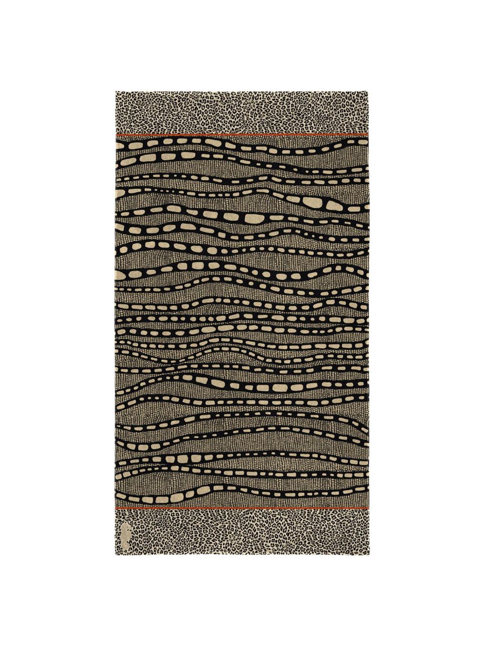 Ręcznik plażowy Idris, Welur (bawełna)
Średnia gramatura, 420 g/m², Odcienie brązowego, odcienie beżowego, czarny, pomarańczowy, S 100 x D 180 cm