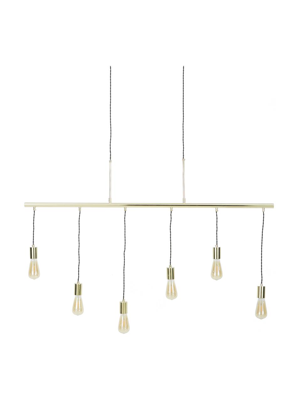 Grande suspension dorée Pole, Couleur laitonnée