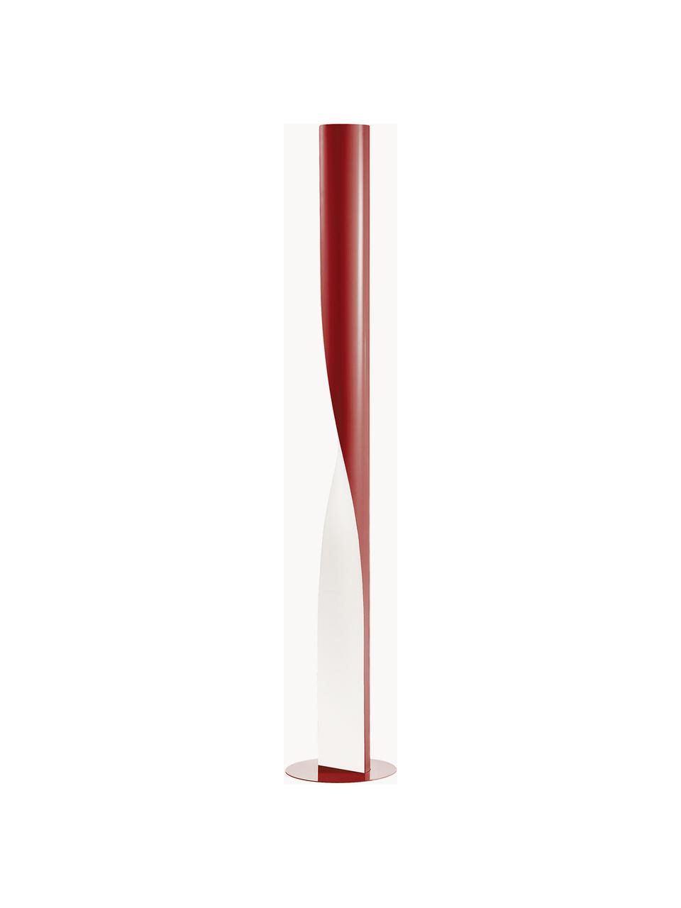 Grote vloerlamp Evita, dimbaar, Diffuser: stof, Rood, H 190 cm