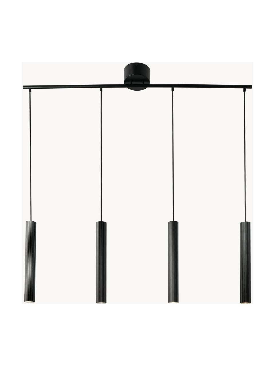 Lampa wisząca Vico, Czarny, S 116 x W 40 cm