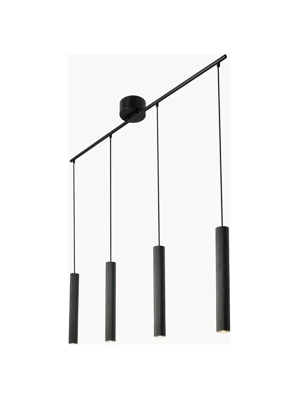 Lampa wisząca Vico, Czarny, S 116 x W 40 cm