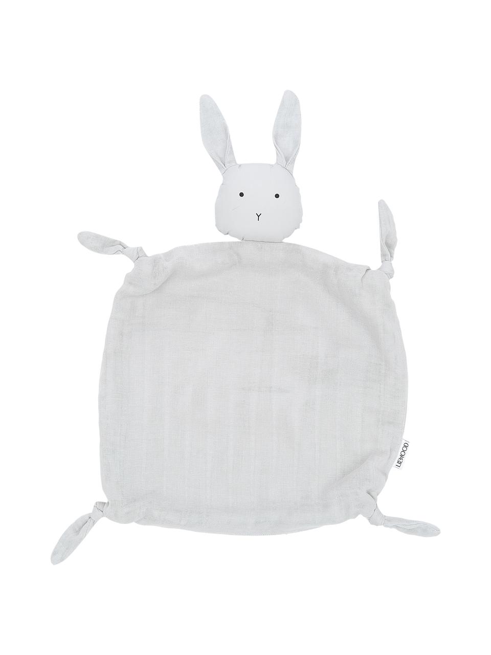 Przytulanka kocyk Agnete, 100% bawełna organiczna z certyfikatem Oeko-Tex, Szary, S 35 x D 35 cm