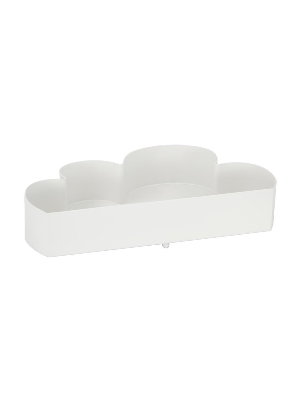 Estante de pared Cloud, Metal pintado, Blanco, An 40 x Al 23 cm