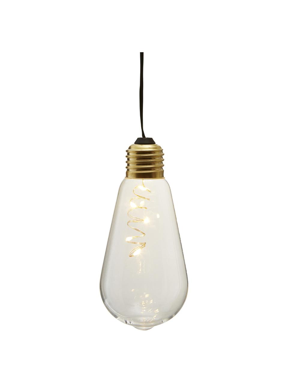 Dekorativní LED svítidlo Glow, 1 ks, Transparentní, Ø 6 cm, V 13 cm
