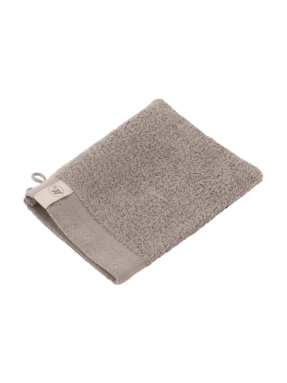 Guanto spugna da bagno Soft Cotton 2 pz, Taupe, Larg. 16 x Lung. 21 cm