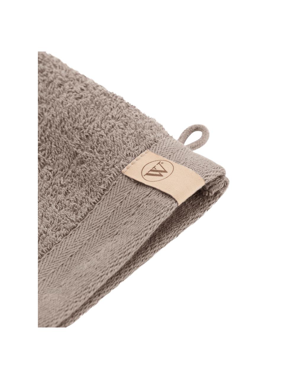 Guanto spugna da bagno Soft Cotton 2 pz, Taupe, Larg. 16 x Lung. 21 cm