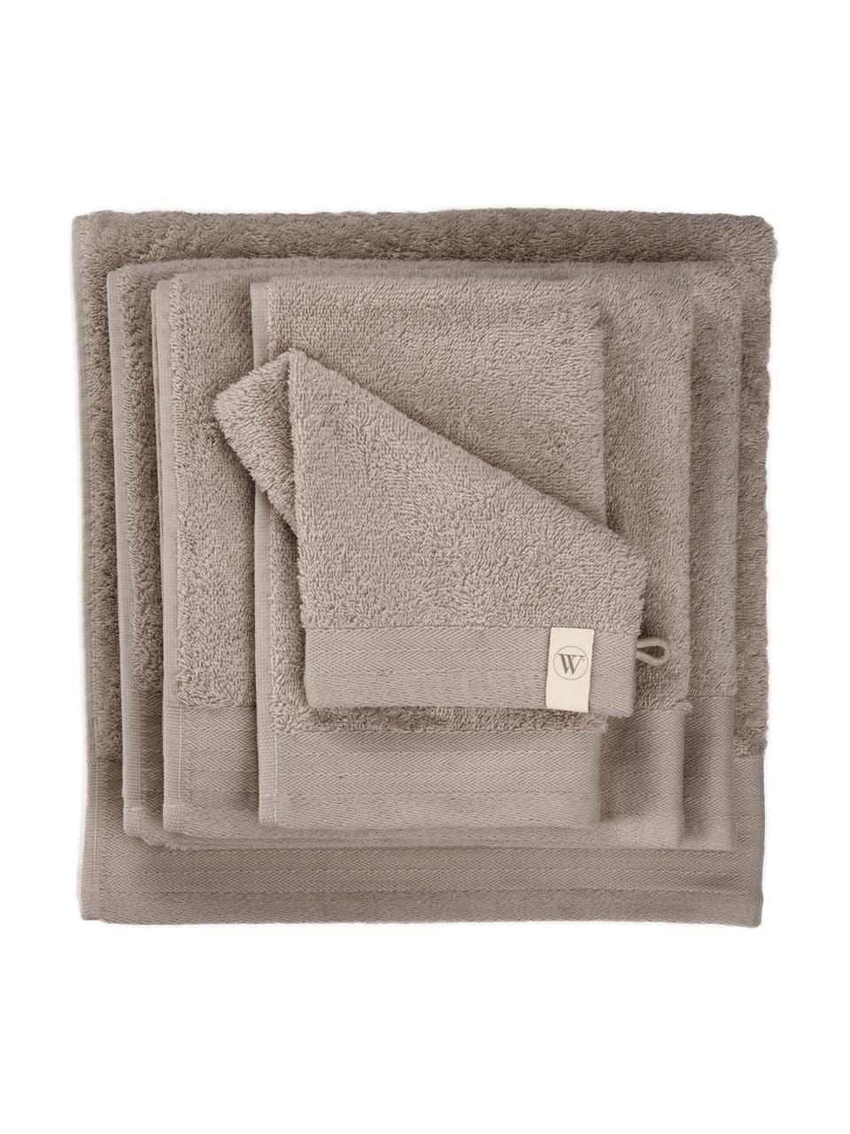 Guanto spugna da bagno Soft Cotton 2 pz, Taupe, Larg. 16 x Lung. 21 cm