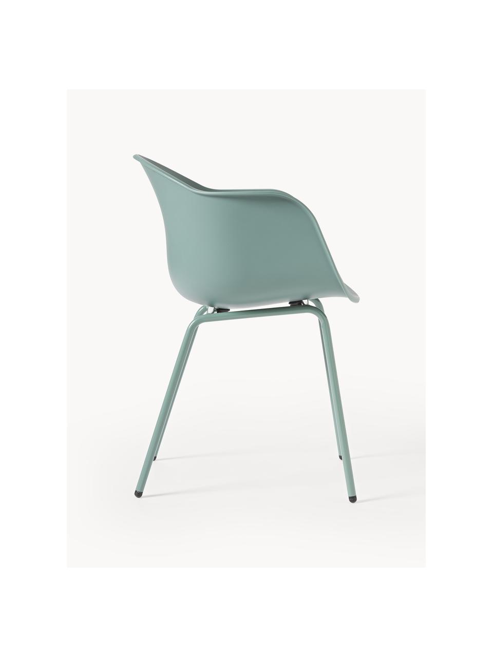 Interiérová a exteriérová stolička Claire, Zelená, Š 60 x H 54 cm