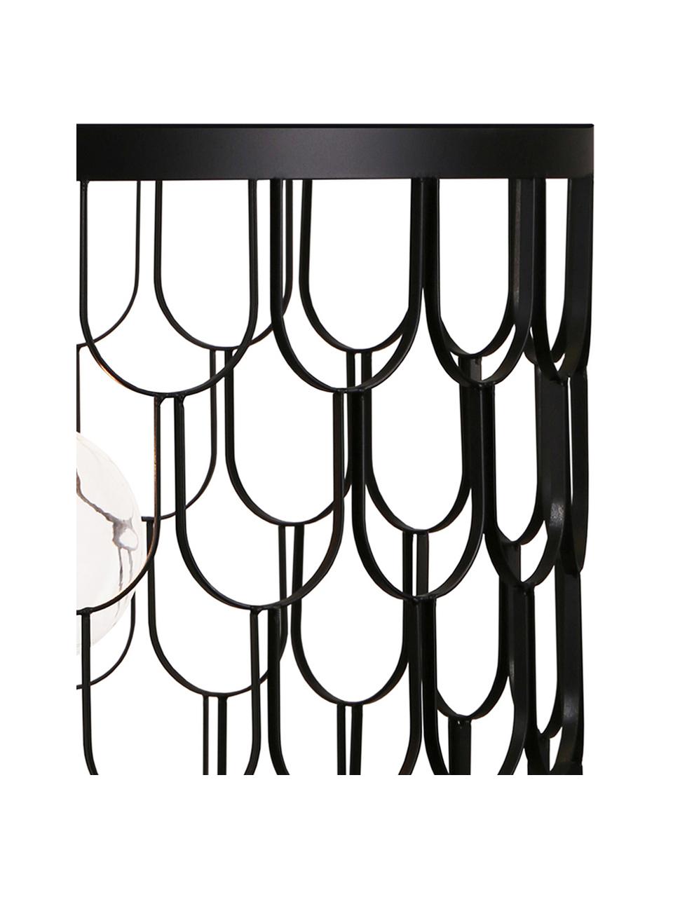 Petite suspension design Gatsby, Noir