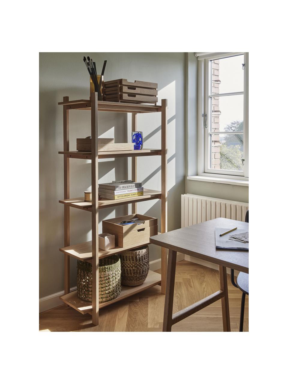 Wandrek Epoch van eikenhout, Eikenhout, FSC-gecertificeerd, Eikenhout, B 80 x H 150 cm