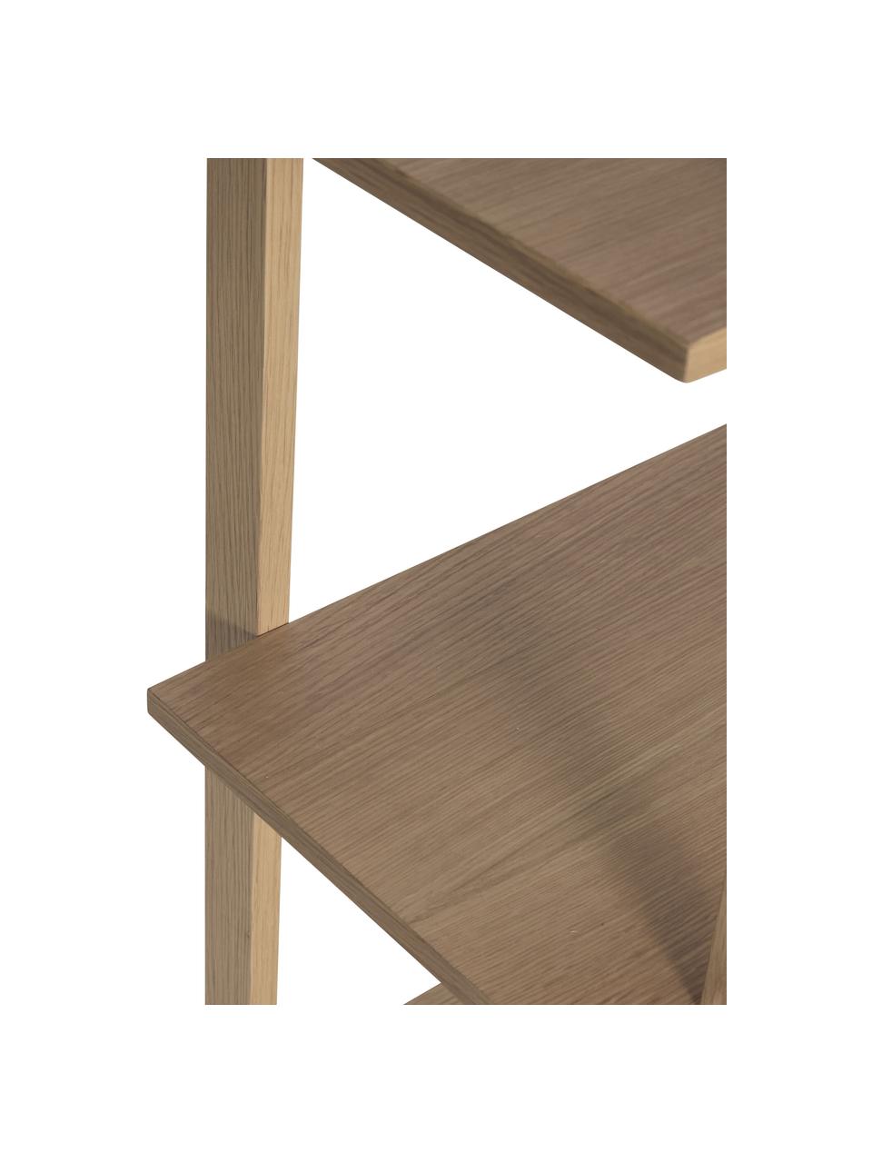 Libreria in legno di quercia Epoch, Legno di quercia certificato FSC, Legno di quercia, Larg. 80 x Alt. 150 cm