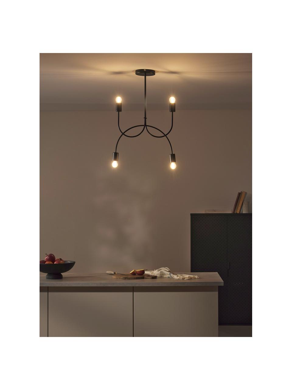 Plafondlamp Bea, Zwart, B 49 x H 69 cm