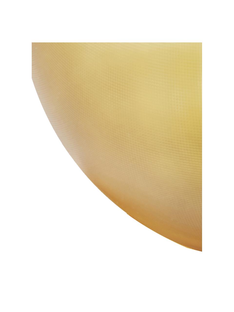 Dimmbare LED-Wandleuchte Fata, Lampenschirm: Thermoplastischer Kunstst, Lampenfuß: recyceltes ABS mit Metall, Goldfarben, B 16 x T 17 cm