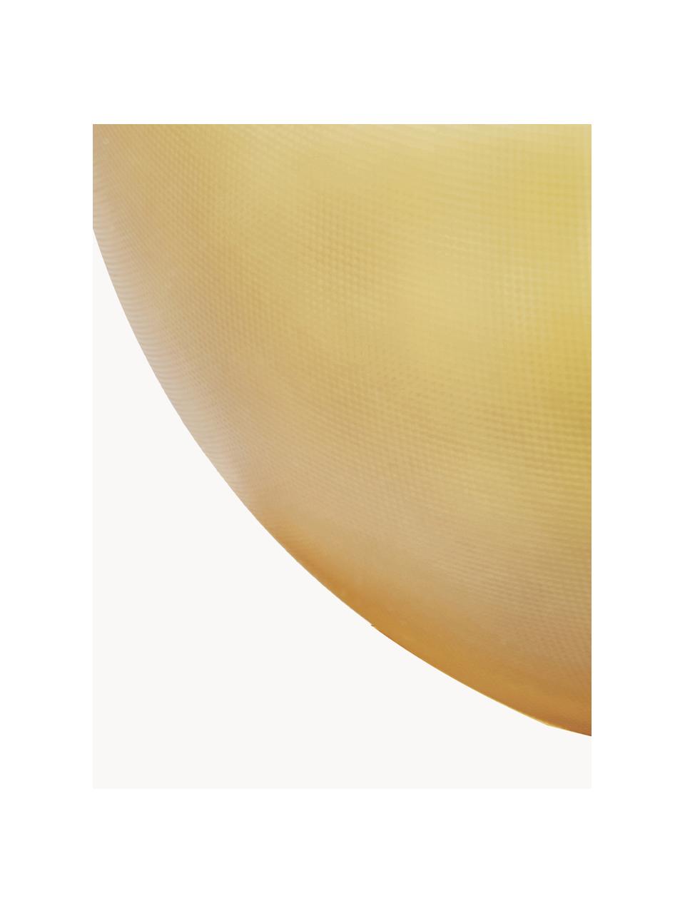 Dimmbare LED-Wandleuchte Fata, Lampenschirm: Thermoplastischer Kunstst, Goldfarben, B 16 x T 17 cm