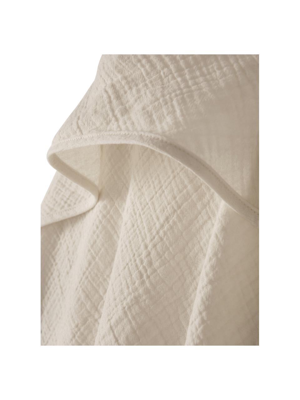 Asciugamano per neonati in mussola di cotone Lilia Mini, 100% mussola di cotone, Beige, Larg. 70 x Lung. 80 cm