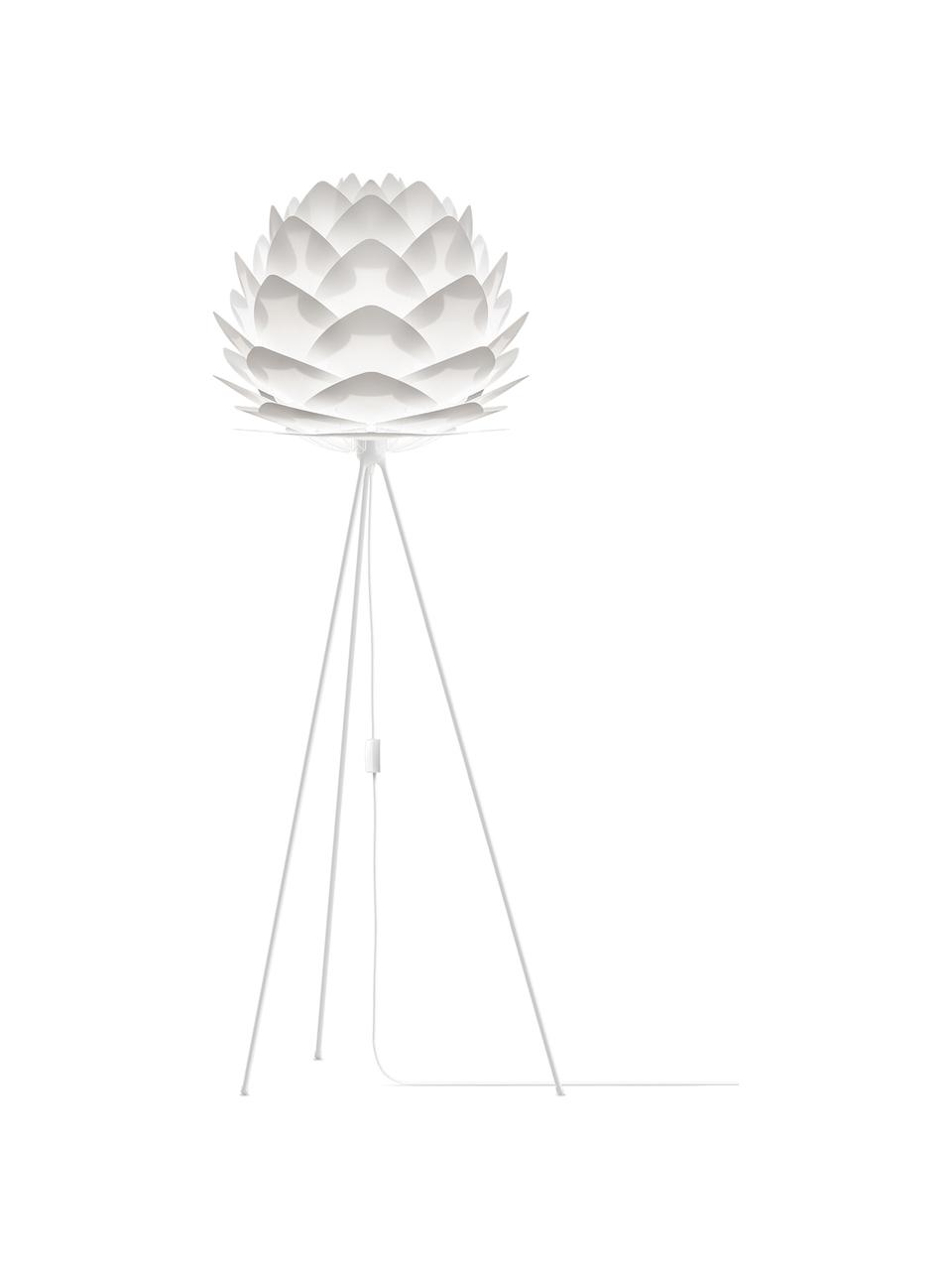 Lampenkap Silvia, Polypropyleen, polycarbonaat, Wit, Ø 50 x H 41 cm