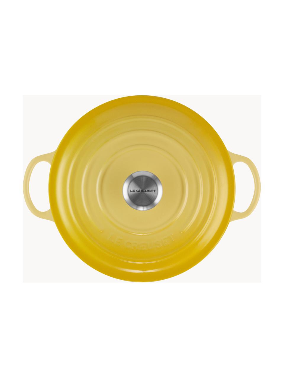 Litinový hrnec La Marmite Signature Collection, Smaltovaná litina, Odstíny žluté, Ø 26 cm, V 14 cm, 4,1 l