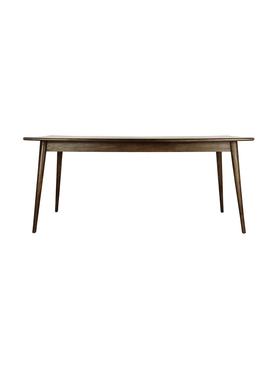 Obdĺžnikový jedálenský stôl z mangového dreva Oscar, Lakované masívne mangové drevo, Mangové drevo, Š 180 x H 90 cm