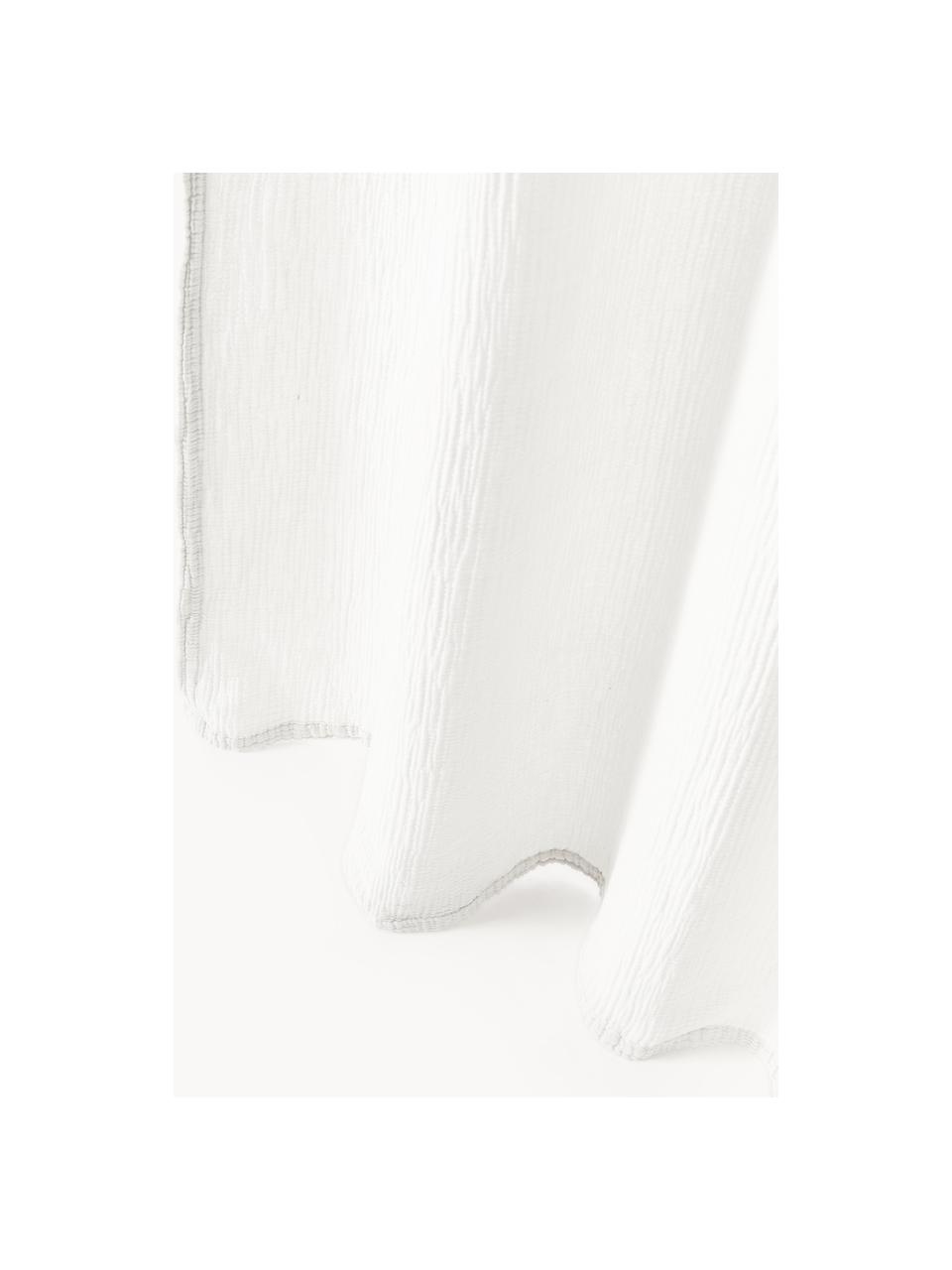 Cortinas semitransparente de muselina con dobladillo Malvina, 2 uds., 100% algodón

El material utilizado para este producto ha sido probado contra sustancias nocivas y está certificado según el STANDARD 100 por OEKO-TEX®, 6457CIT, CITEVE., Blanco, An 130 x L 260 cm