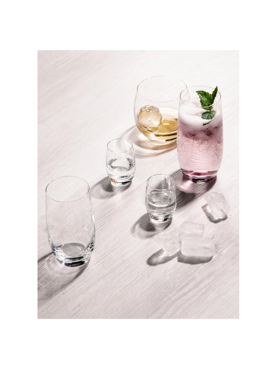 Vasos old fashioned de cristal For You, 4 uds., Cristal Tritan, Transparente, Ø 10 x Al 9 cm, 400 ml