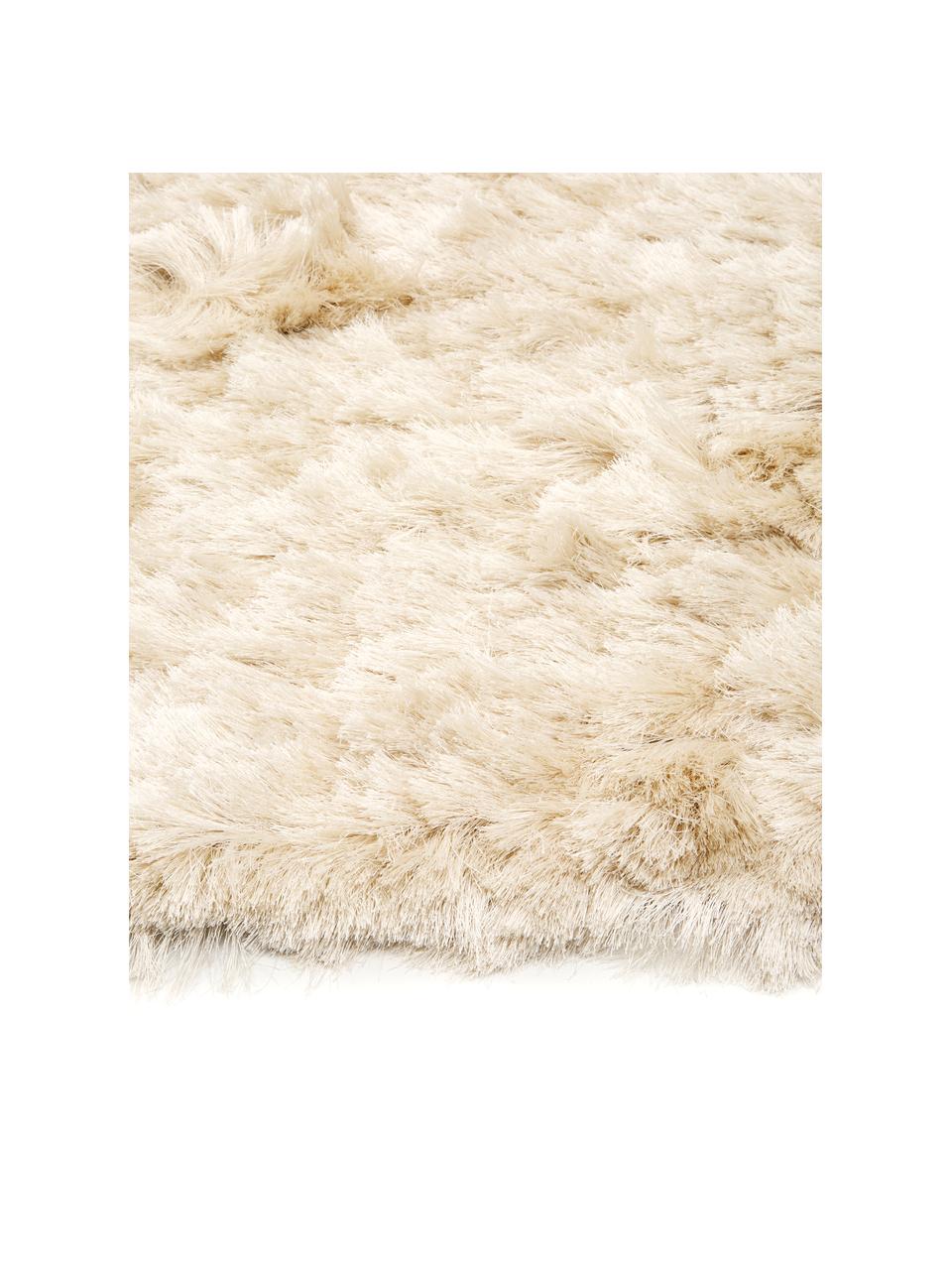Lesklý koberec s vysokým vlasom Jimmy, Svetlobéžová, Š 200 x D 300 cm (veľkosť L)