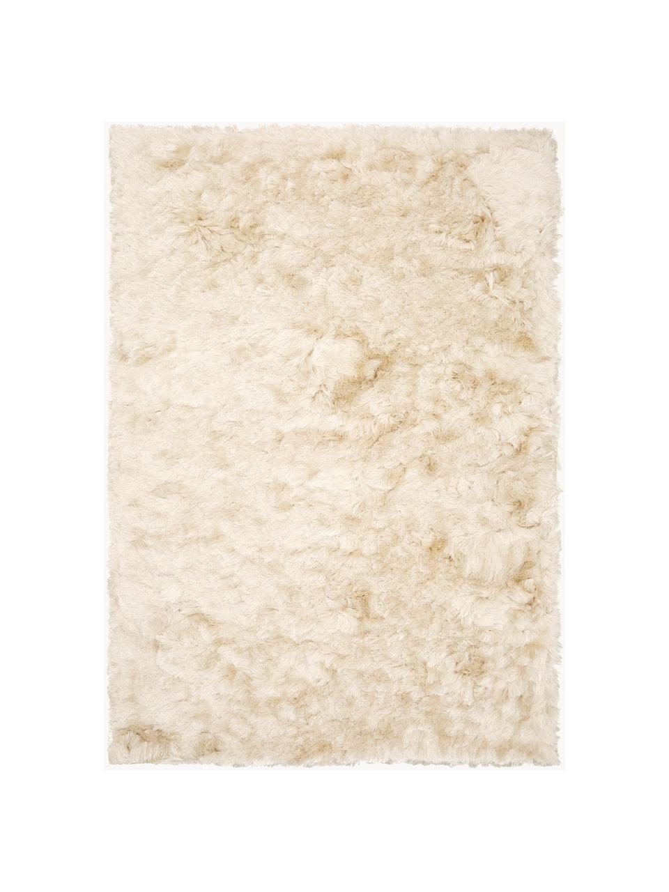 Lesklý koberec s vysokým vlasom Jimmy, Svetlobéžová, Š 200 x D 300 cm (veľkosť L)