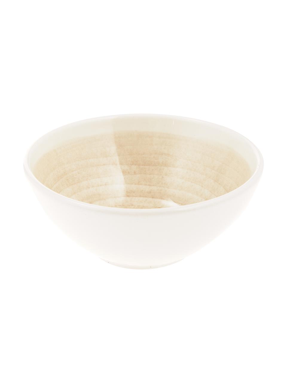 Bol artisanal céramique Pure, 6 pièces, Céramique, Beige, blanc, Ø 16 cm