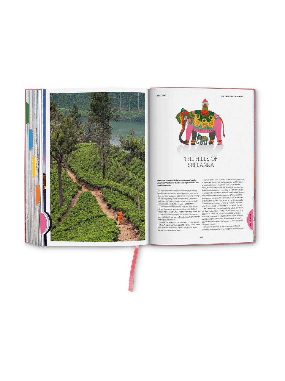 Kniha: The New York Times Explorer. 100 Trips Around the World (Anglicky), Papír, Růžová, více barev, Š 17 cm, D 24 cm