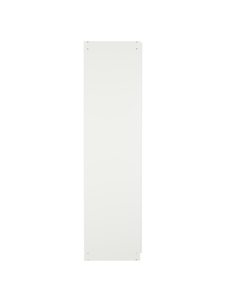 Drehtürenschrank Mia, 2-türig, Holzwerkstoff, beschichtet, Weiß, B 91 x H 210 cm