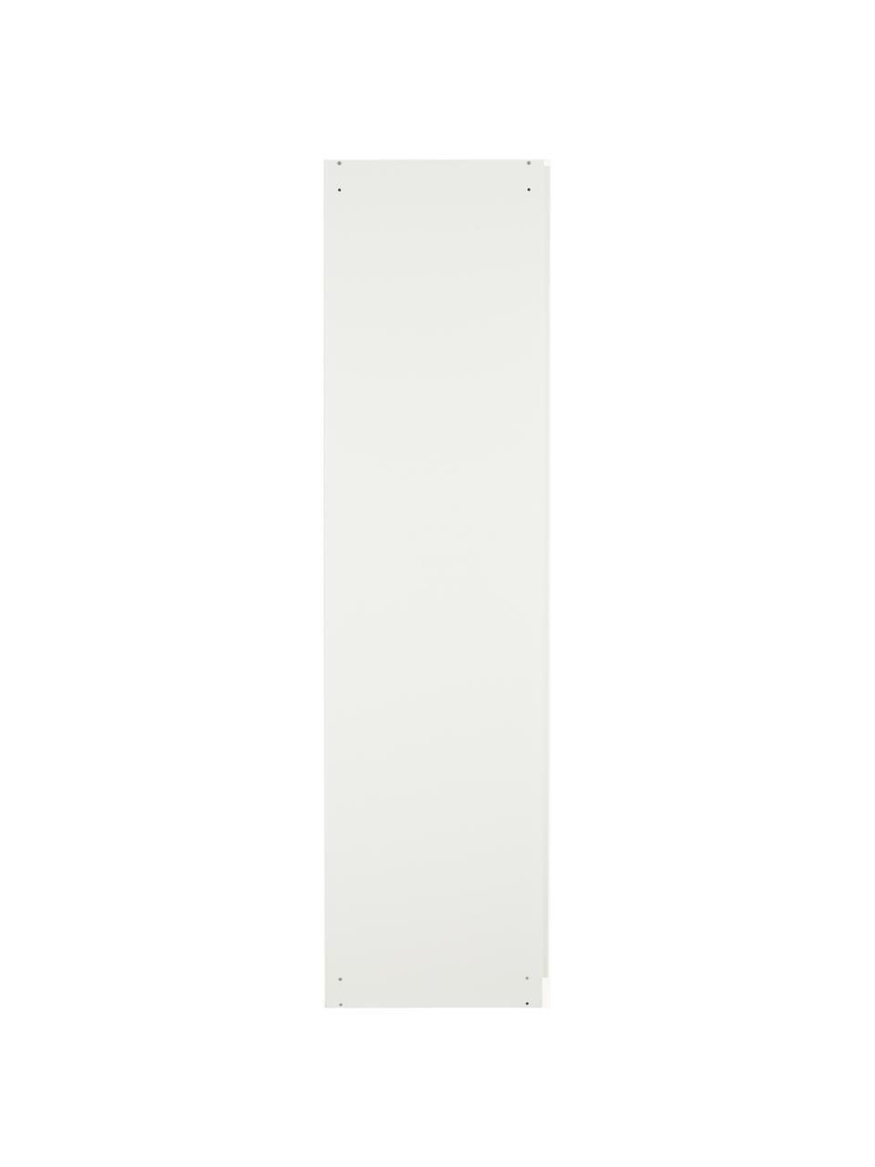 Drehtürenschrank Mia, 2-türig, Holzwerkstoff, beschichtet, Weiß, B 91 x H 210 cm