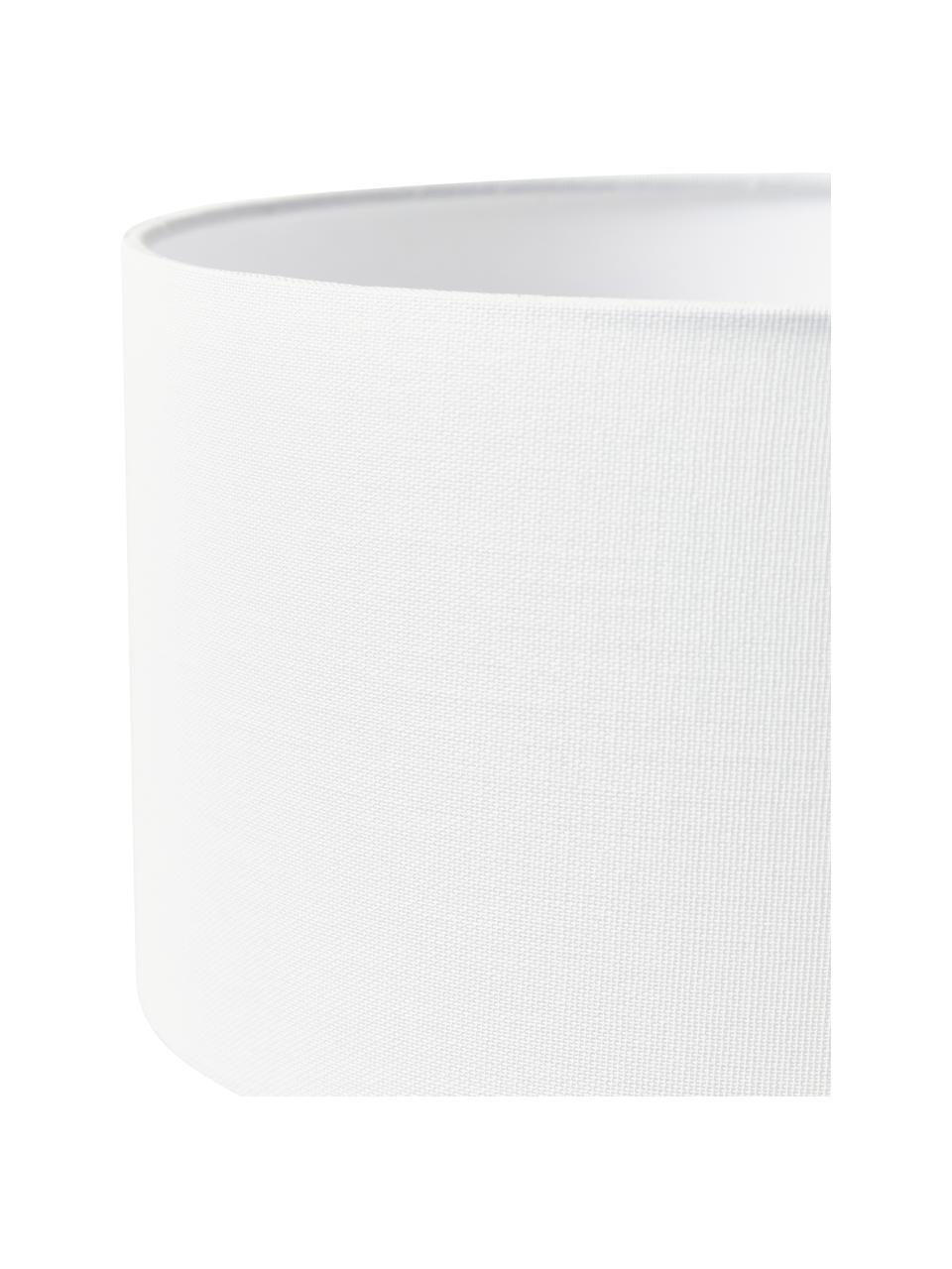 Lampe à poser de forme organique Luivi, Blanc crème, beige, Ø 32 x haut. 47 cm