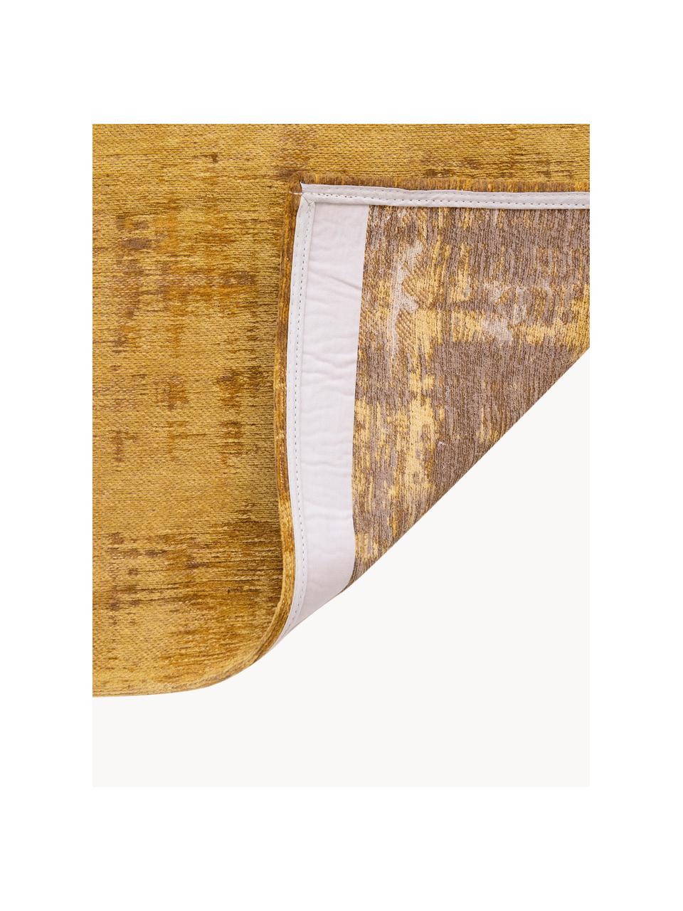 Koberec s abstraktným vzorom Rialto, 100 % polyester, Okrová, horčicová, Š 80 x D 150 cm (veľkosť XS)