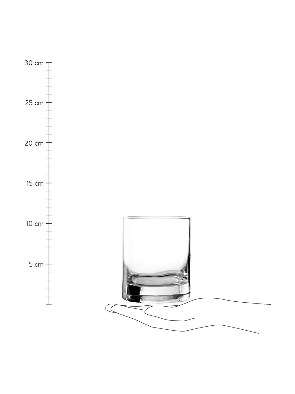 Kristall-Gläser New York Bar, 6 Stück, Kristallglas, Transparent, Ø 9 x H 11 cm
