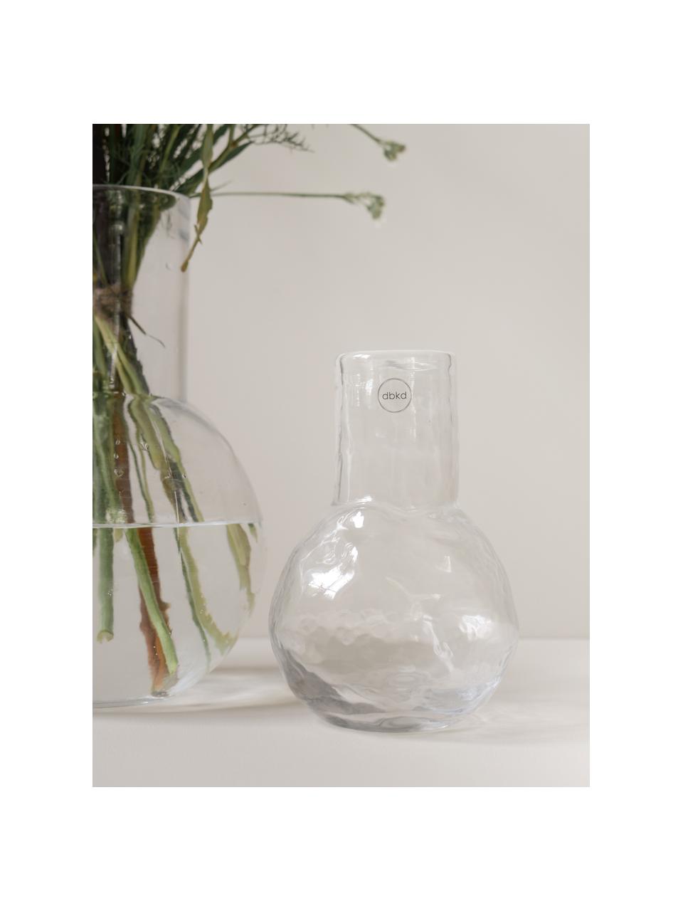 Sklenená váza Bunch, V 20 cm, Sklo, Priehľadná, Ø 13 x V 20 cm