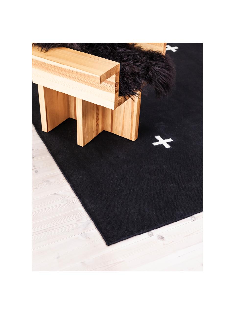 Ručne tkaný vlnený koberec Plus, 100 % vlna
V prvých týždňoch používania môžu vlnené koberce uvoľňovať vlákna, tento jav zmizne po niekoľkých týždňoch používania, Čierna, Š 140 x D 200 cm (veľkosť S)
