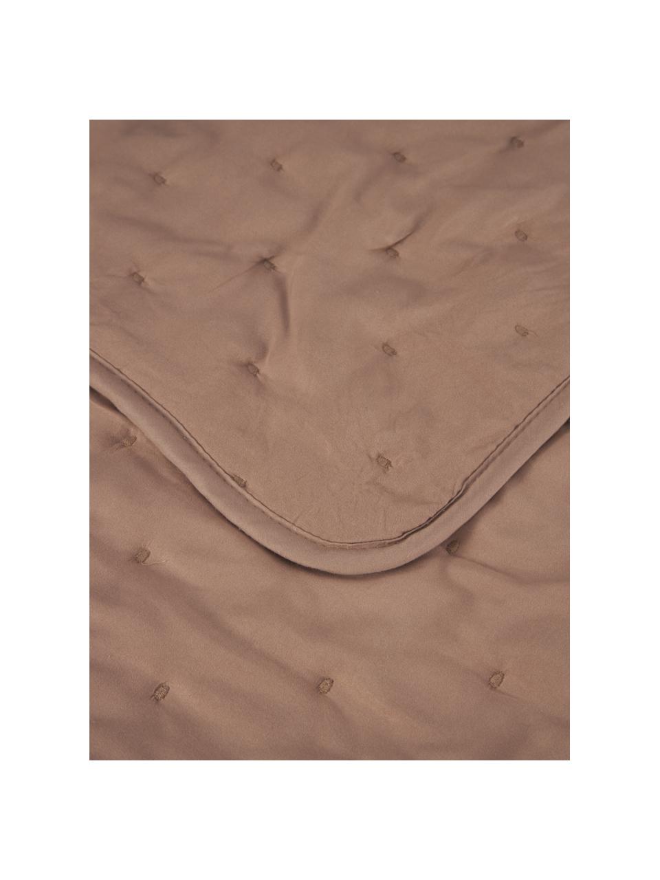 Gesteppte Tagesdecke Wida in Altrosa, 100% Polyester, Altrosa, B 150 x L 250 cm (für Betten bis 100 x 200 cm)