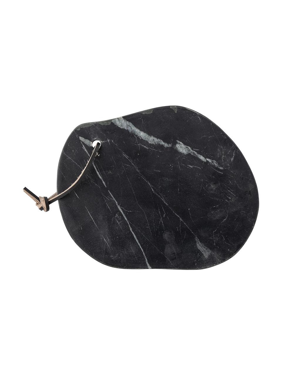 Planche à découper en marbre noir Daris, Marbre, Marbre noir, larg. 23 x long. 21 cm
