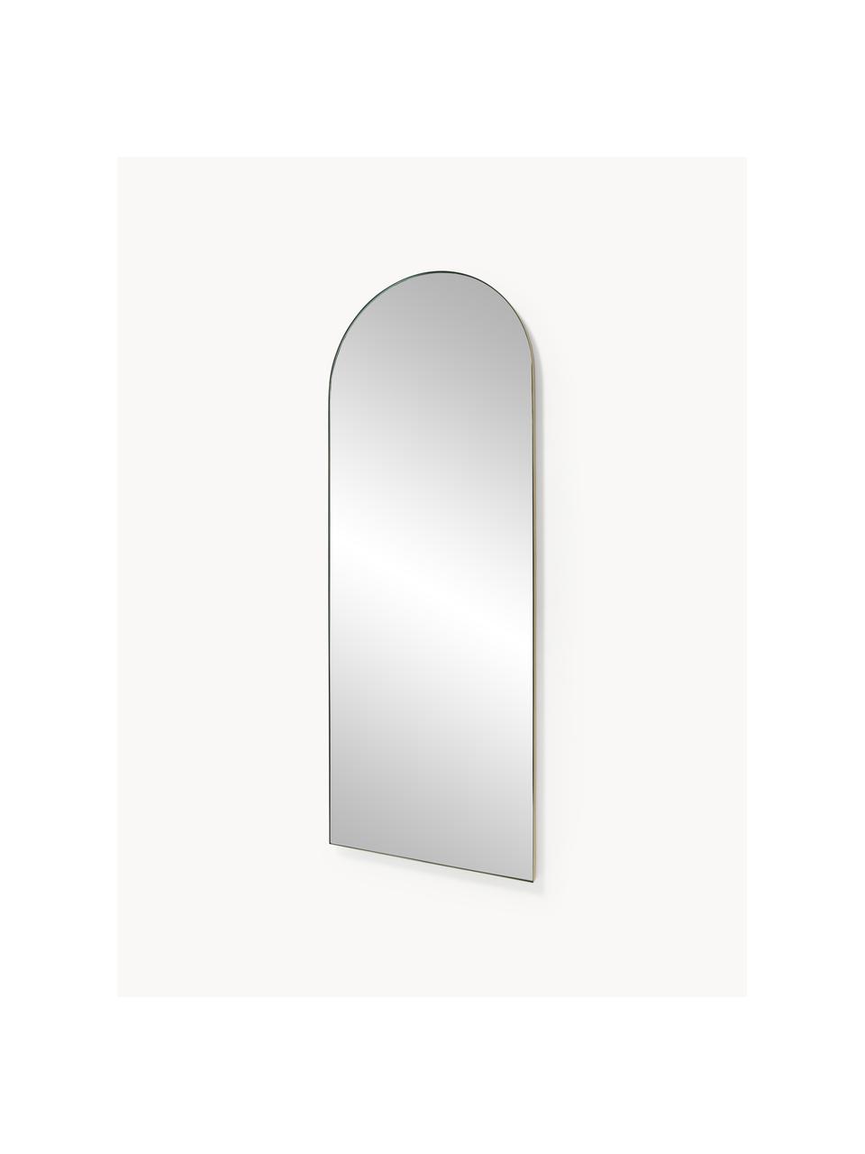 Großer Ganzkörperspiegel Francis, Rahmen: Metall, beschichtet, Rückseite: Mitteldichte Holzfaserpla, Spiegelfläche: Spiegelglas, Goldfarben, B 65 x H 170 cm