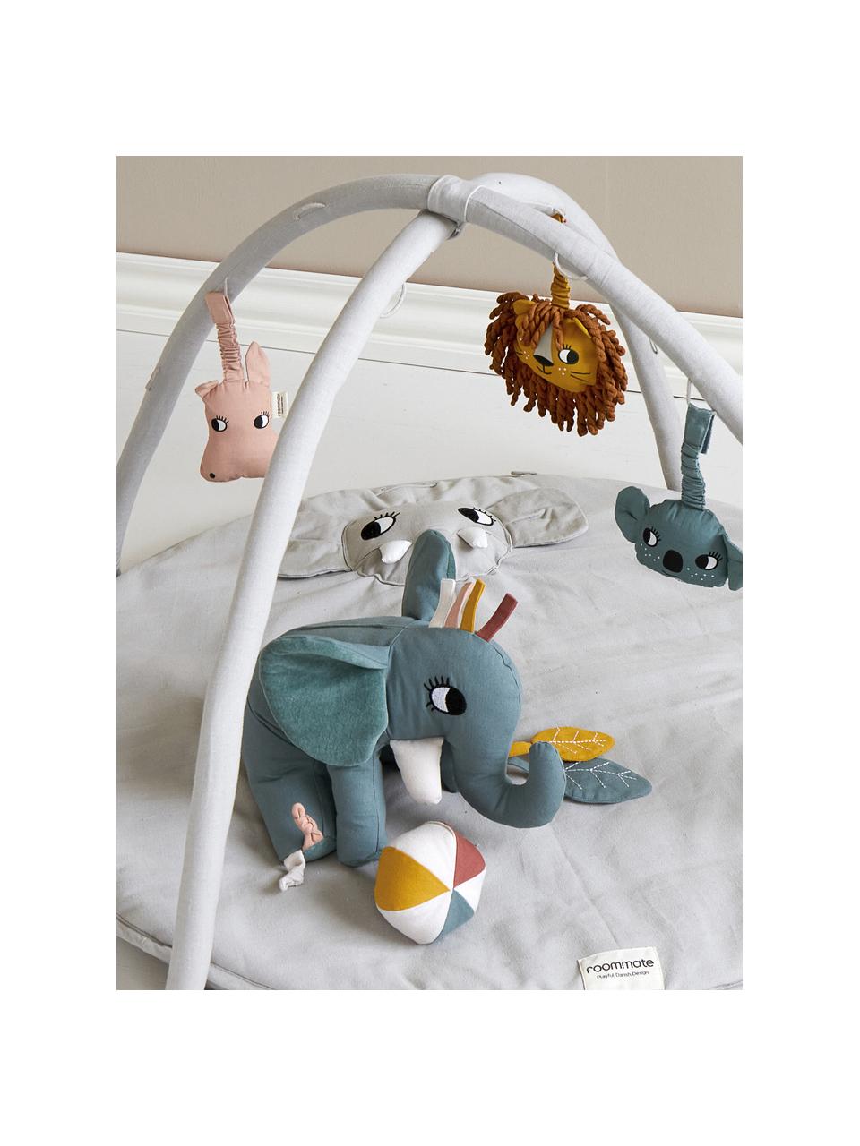 Ručně vyrobená hračka Elephant, Šedomodrá, více barev, Š 25 cm, V 20 cm