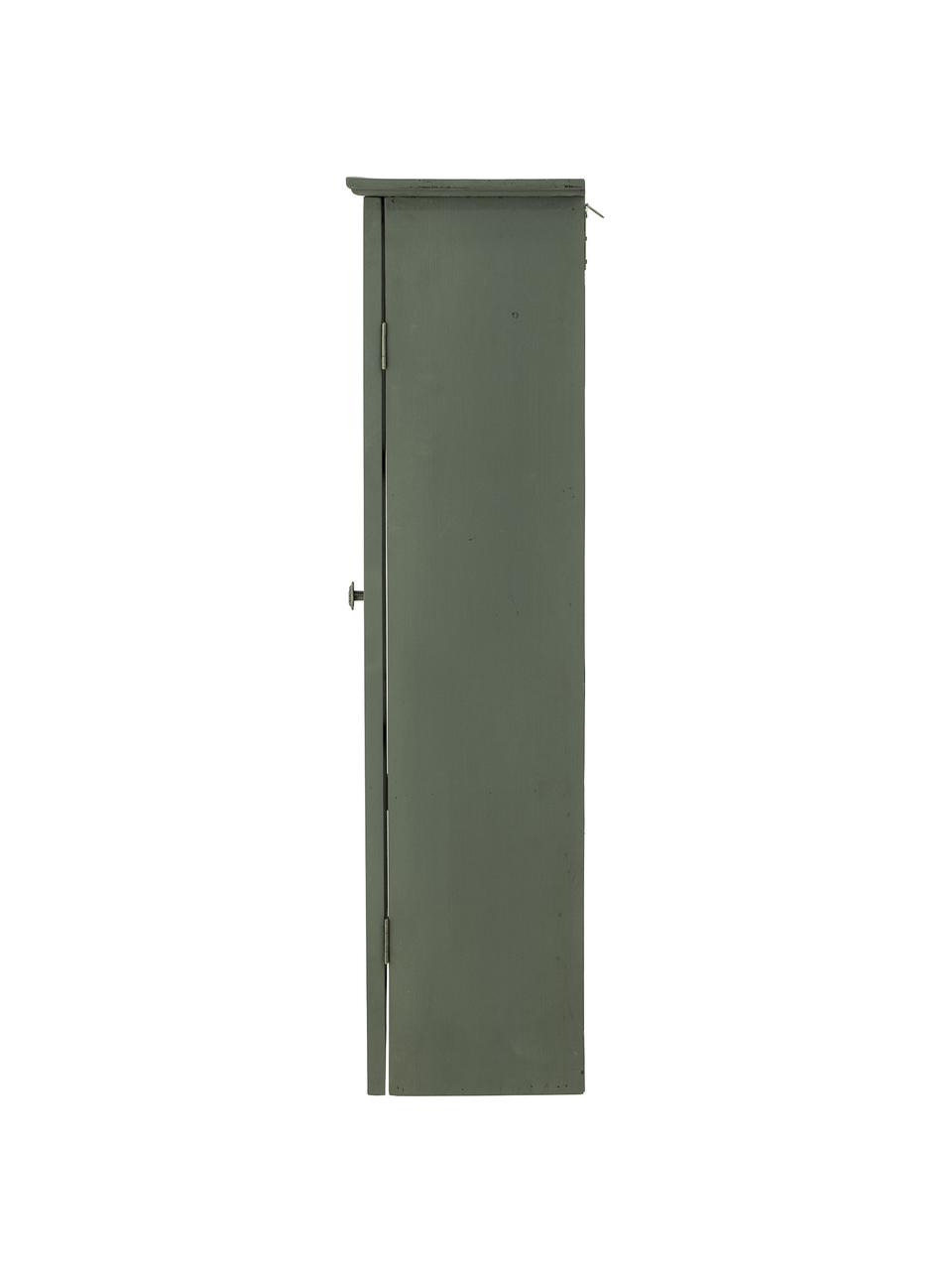 Vitrina de madera de abeto Tone, Estructura: madera de abeto, Verde oscuro, An 85 x Al 100 cm