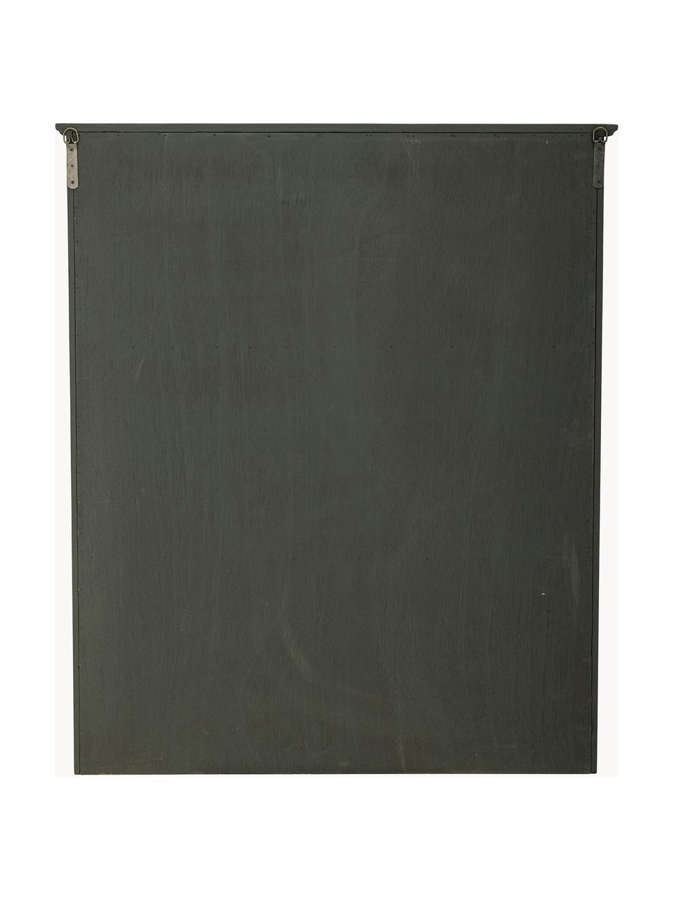 Witryna z drewna jodłowego Tone, Stelaż: drewno jodłowe, Ciemny zielony, S 85 x W 100 cm