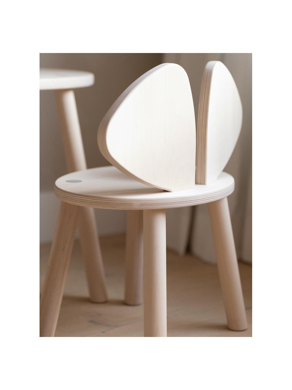 Chaise en bois pour enfant Mouse, Bois de bouleau

Ce produit est fabriqué à partir de bois certifié FSC® issu d'une exploitation durable, Bois de bouleau, larg. 43 x prof. 28 cm