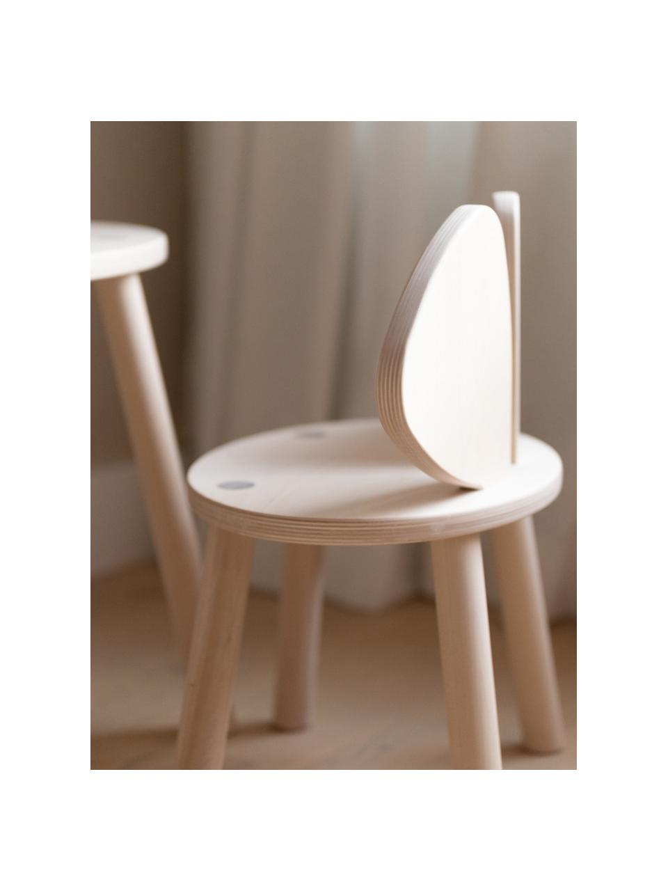 Chaise en bois pour enfant Mouse, Bois de bouleau

Ce produit est fabriqué à partir de bois certifié FSC® issu d'une exploitation durable, Bois de bouleau, larg. 43 x prof. 28 cm